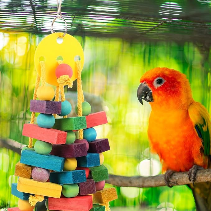 Parakeet Chew and Cockatiel Molar Natural Bird Cage Accessories for Small to Medium Parrots