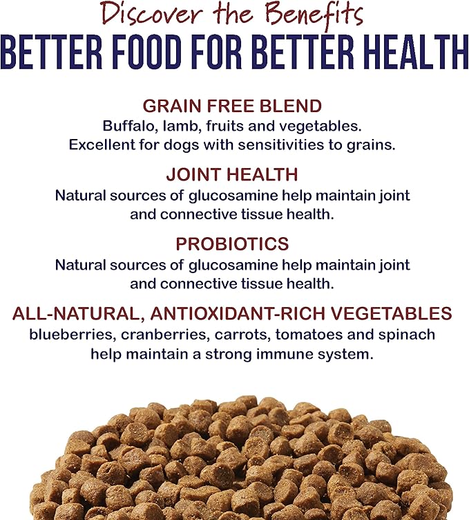 Dr. Gary's Best Breed Grain Free Red Meat Recipe Slow-Cooked in USA [Natural Dry Dog Food for All Breeds and Sizes] - 13lbs., Dark Brown