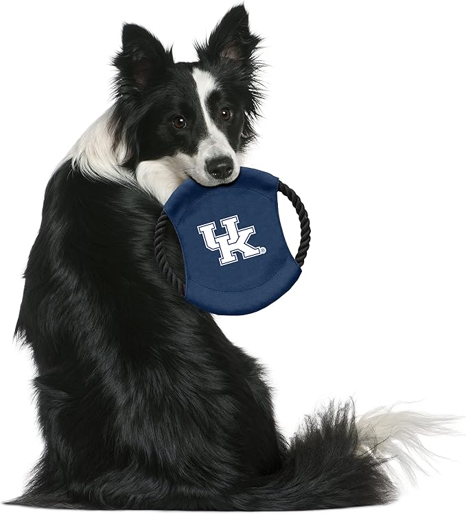 Littlearth NCAA Unisex NCAA Sock Monkey and Flying Disc Pet Toy Combo Set