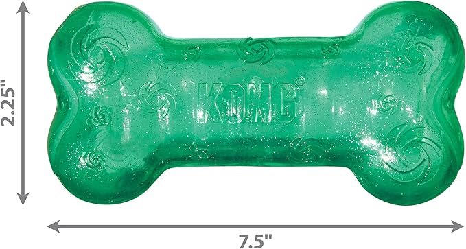 KONG Squeezz Crackle Bone, Large(colors may vary)