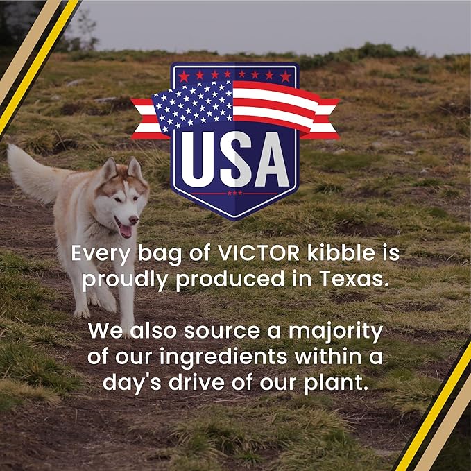 Victor Super Premium Multi-Pro Dry Dog Food Gluten Free with Beef, Chicken and Pork Protein for Normally Active Dogs All Breeds and Life Stages, 15 lb