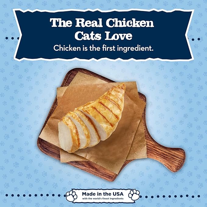 Blue Buffalo Baby Blue Natural Kitten Wet Cat Food, Healthy Growth Formula with DHA, Chicken Recipe Multi-Pack, 3-oz Cans (24 Count)