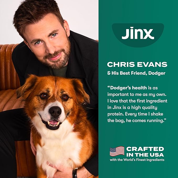 Jinx Premium Grain-Free Dry Dog Food, for All Lifestages - Real Salmon, Sweet Potato & Carrot Puppy Kibble with Superfoods for Immune Support & Probiotics for Digestive Support - No Fillers - 4lb