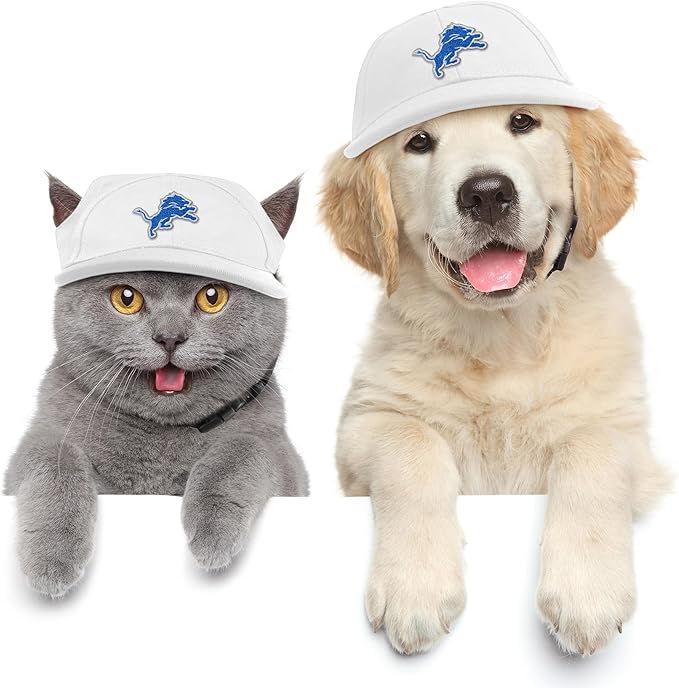 Littlearth NFL Detroit Lions Pet Baseball Hat, Size - Large