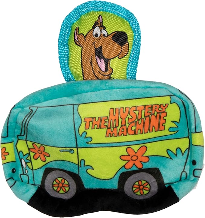 Scooby-Doo for Pets Mystery Machine Burrow Dog Fabric Toy | Hide and Seek Dog Toys for All Dogs, Interactive and Fun Dog Toy | Soft Dog Toy in Blue, Green, Orange, and Black