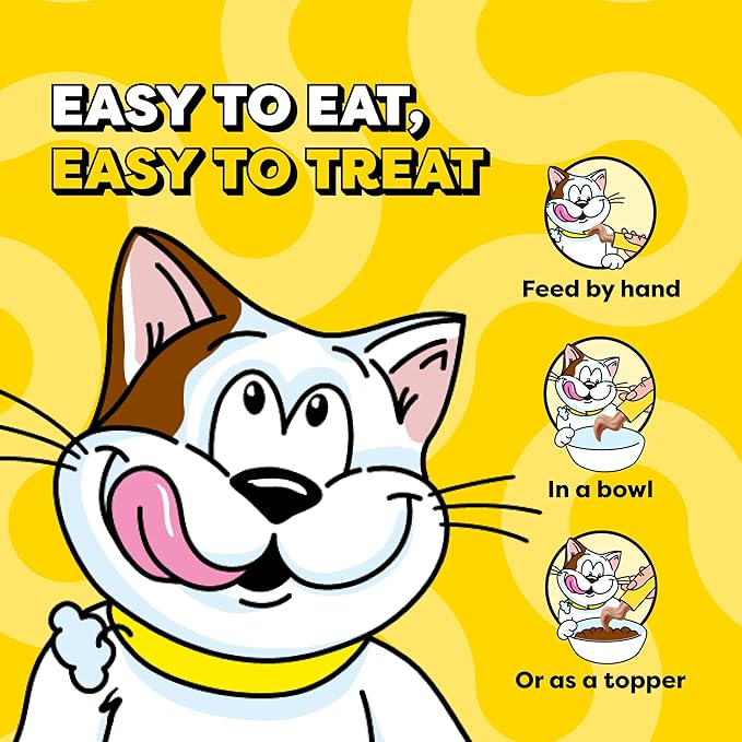 Temptations Creamy Puree Squeezable Lickable Cat Treats, Wet Cat Treats with Salmon and Shrimp, 0.42 oz. Tubes, 4 Count, Pack of 11 (44 Total)
