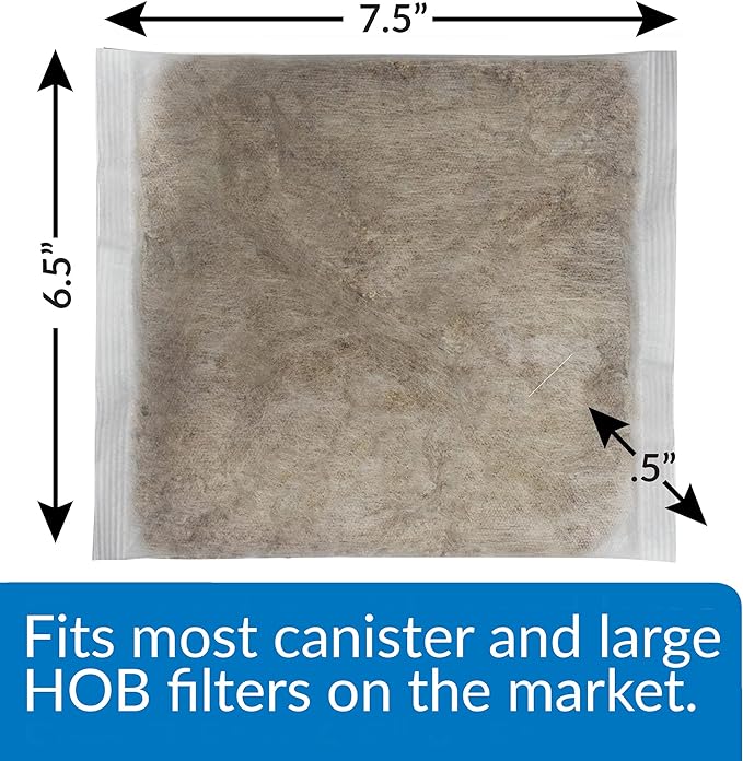API NITRA-ZORB Size 6 Aquarium Canister Filter Filtration Pouch 1-Count Bag, Model:110A (Pack of 12)