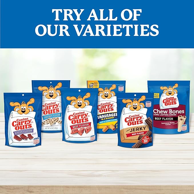 Canine Carry Outs Beef & Cheese Flavor Dog Treats, 47oz