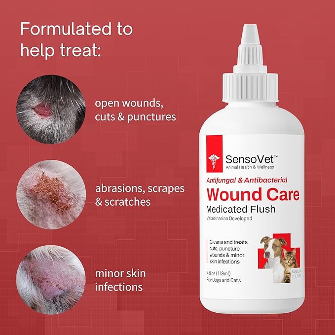 Wound Care Flush for Dogs & Cats