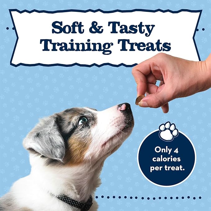 Blue Buffalo Baby Blue Training Treats Natural Puppy Soft Dog Treats, Savory Chicken 4-oz Bag (Pack of 6)