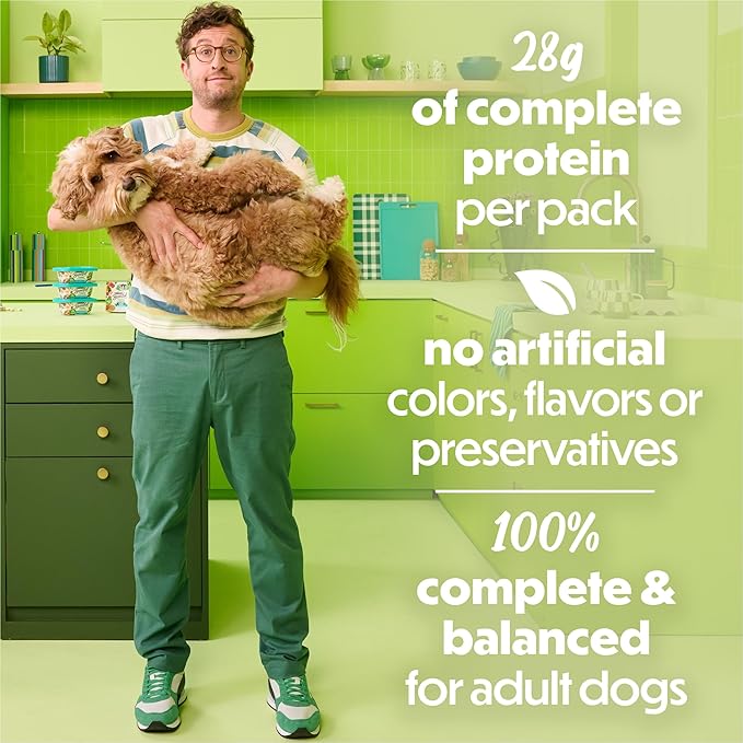 Purina Beneful Dog Food Freshly Prepared Meals Beef and Chicken Medley with Green Beans, Carrots and Wild Rice - (Pack of 8) 10 oz. Tubs