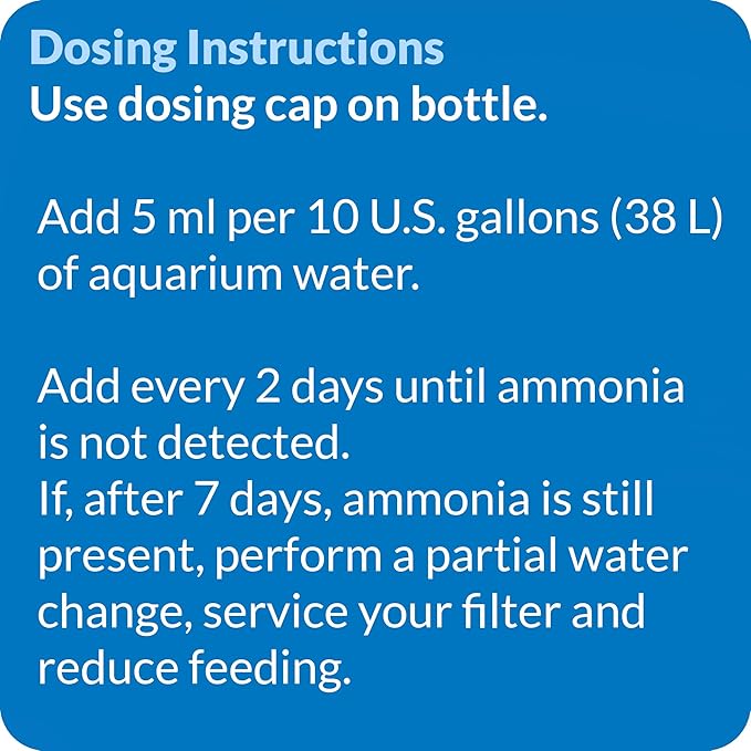 API AMMO-LOCK Freshwater and Saltwater Aquarium Ammonia Detoxifier 4-Ounce Bottle, AMMO LOCK, 4 OZ