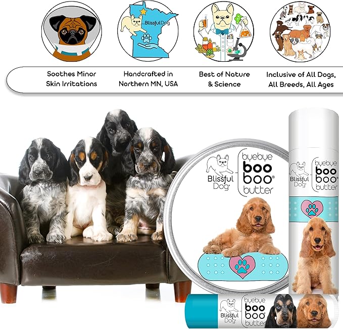 The Blissful Dog BB-ENGCOCKER-16OZ English Cocker Spaniel Boo Butter, 16 oz.