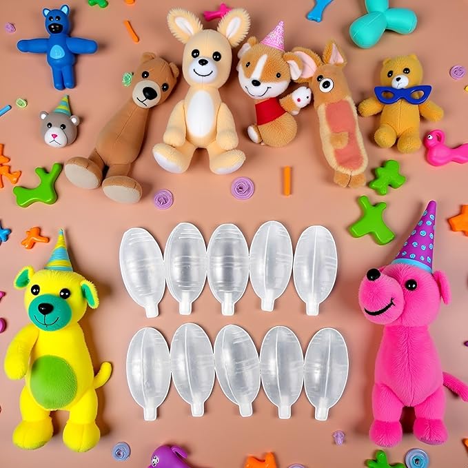 10 Pcs Squeaky Toy Doll Noise Maker BB Squeakers Repair Fix Insert Replacement Plastic Dog Cat Parrot Bird Rabbit DIY Toys Accessories