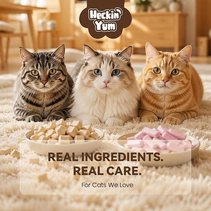 Freeze-Dried Kitten Treats with Goat Milk & Chicken – Cranberry Added for Urinary Tract Support & Digestive Comfort, Healthy Snacks Love By Adults & Seniors (2.5 oz)