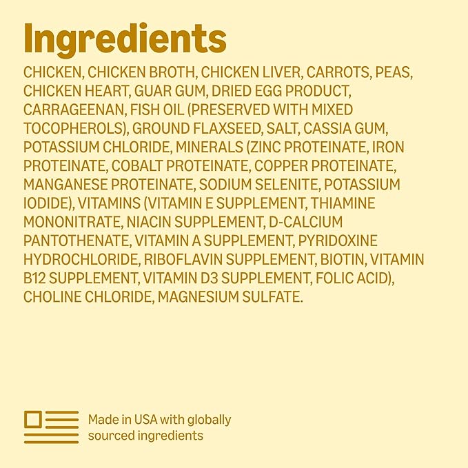 Amazon Basics Wet Dog Food, Pate, Chicken Dinner, Made with Real Chicken, 3.5 oz Cup (Pack of 12)