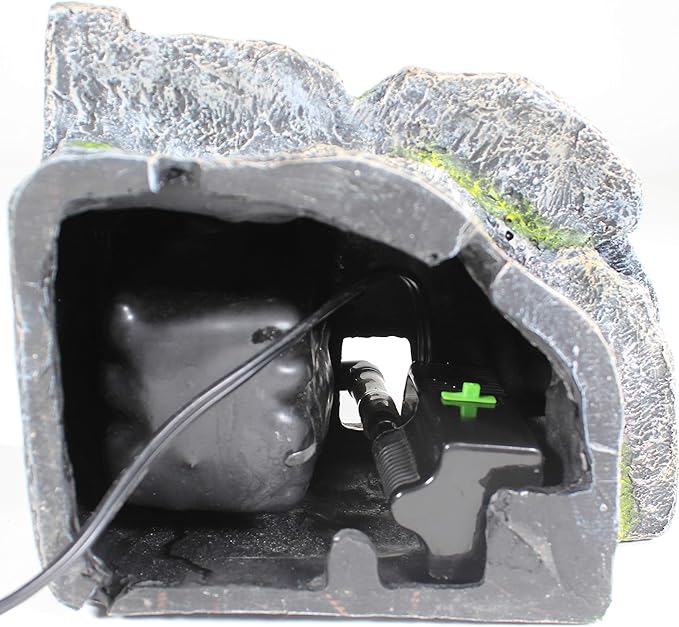 Penn-Plax Reptology Crystal-Falls Tiered Water Filtration System for Vivarium & Terrarium Setups – Keeps Water Clean & Safe for Aquatic Turtles, Amphibians, and Fish