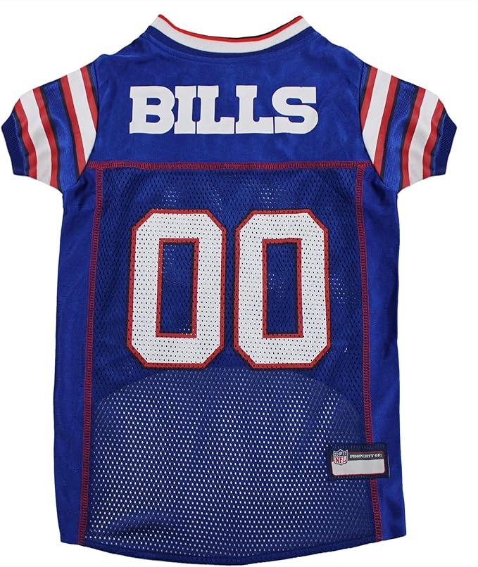 NFL Buffalo Bills Dog Jersey - Small, Football Jersey Costume for Dogs