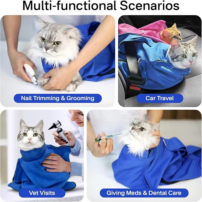 Cat Carrier Pouch for Small Cats Under 10 lbs, Soft Cat Carrier with Upgraded Adjustable Strap, Durable Cotton Cat Bag for Nail Trimming, Medication & Vet Visits – Caramel