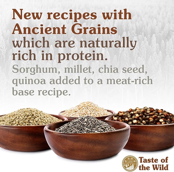 Taste Of The Wild Ancient Stream Canine Recipe With Smoke-Flavored Salmon And Ancient Grains 14lb