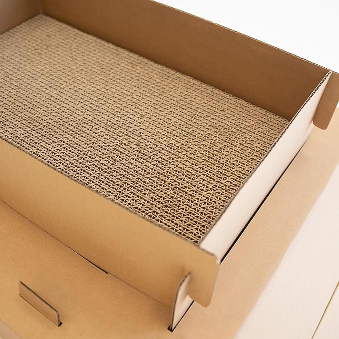 Carlson Cat Camper with Scratching Pad, Includes One Cat Door, Three Paw Windows, and One Cat Scratching Pad