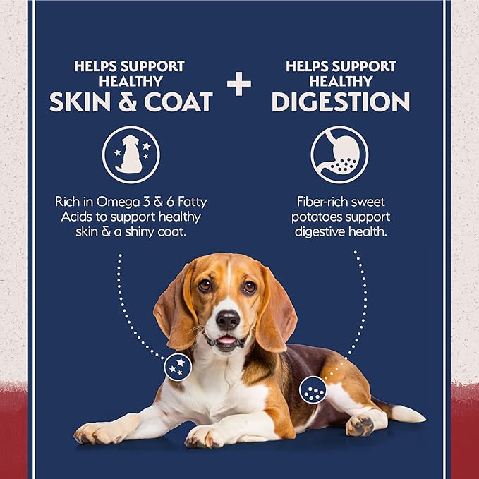 Natural Balance Limited Ingredient Reserve Grain Free Sweet Potato & Bison Dry Dog Food for Adults, Sensitive Stomach, 12 lb (Pack of 1)