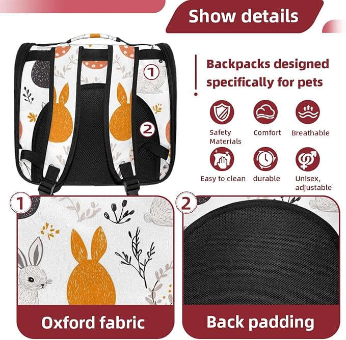 Airline Approved Soft Sided Pet Carrier, Festive Spring (2) Pet Travel Bag for Cats & Dogs, Durable, Breathable Pet Travel Bag for Airplane, Car & Train