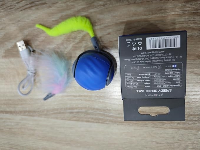 Interactive Rolling Cat Ball Toy, Smart Automatic Electric Dog Ball Toy, 360° Automatic Rolling Interactive Toy for Cats Dogs