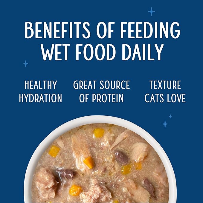 Weruva Senior Cat Food, Chicken and Tuna in Gravy, 3oz Can, Pack of 12