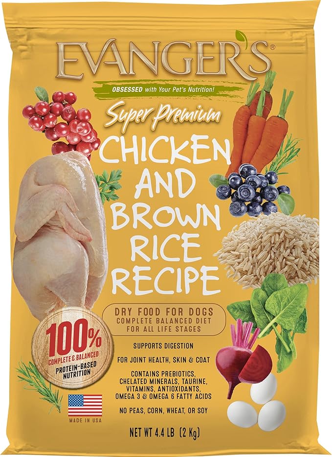 EVANGER'S Chicken Brown Rice 4.4-LB