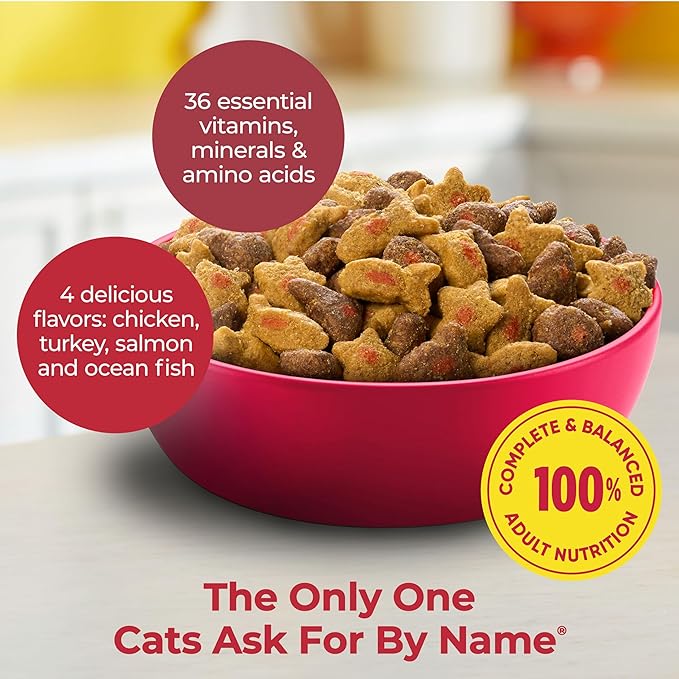 Meow Mix Hairball Control Dry Cat Food, 3.15 Pound Bag (Case of 4)
