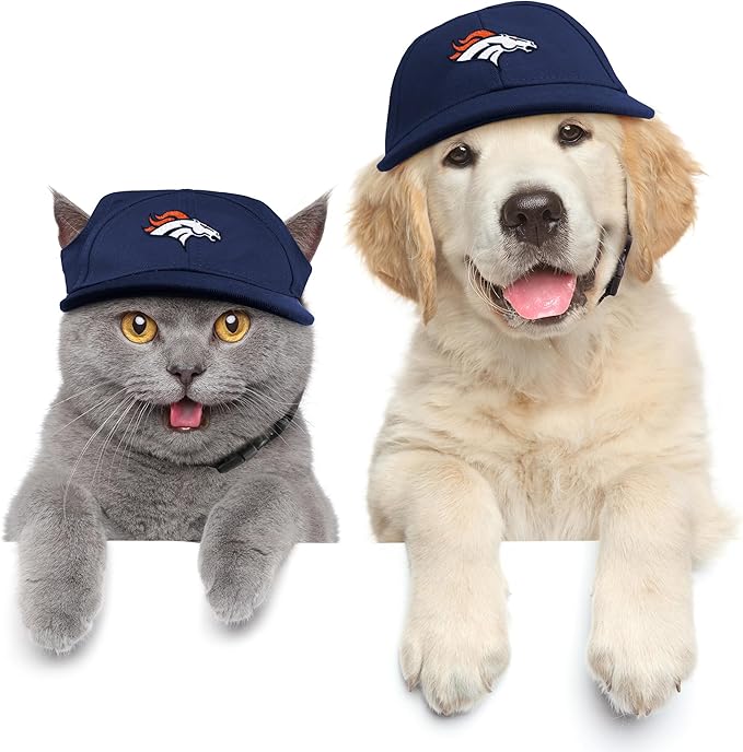 Littlearth NFL Denver Broncos Pet Baseball Hat, Size - X-Small
