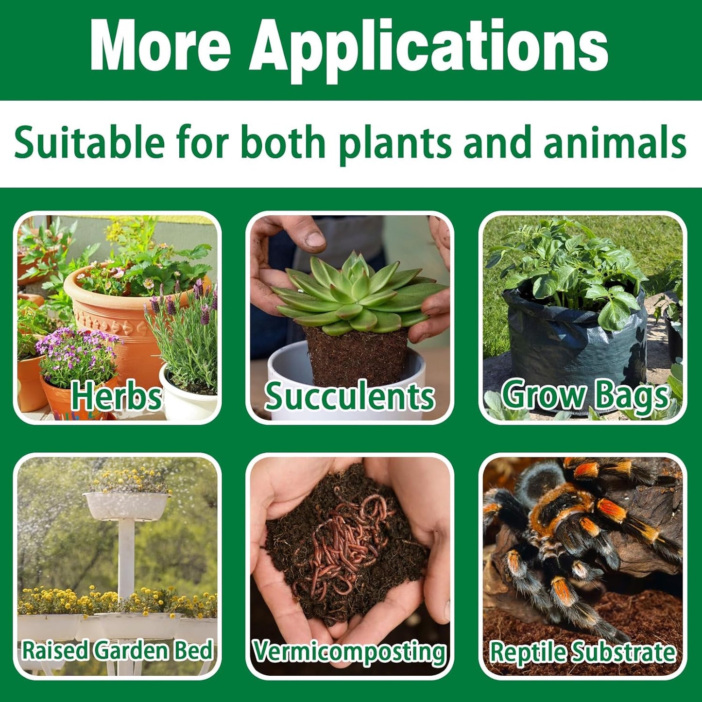 ZeeDix 4 Pcs Premium Coco Coir Brick - 100% Organic Compressed Coconut Coir Starting Mix, Coco Fiber with Low EC and PH Balance for Gardening, Potting Soil, Herbs