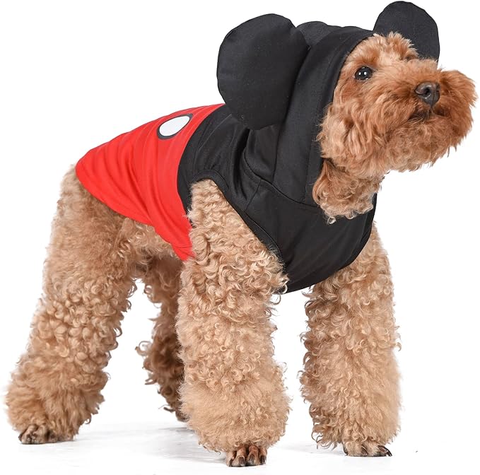 Disney for Pets Mickey Mouse Halloween Costume for Dogs - Officially Licensed Halloween Costumes for Dogs, Size Small