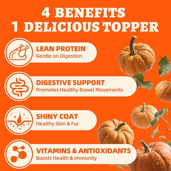 Wellix Cat Treats Pumpkin&Chicken & Pumpkin Raw Treat