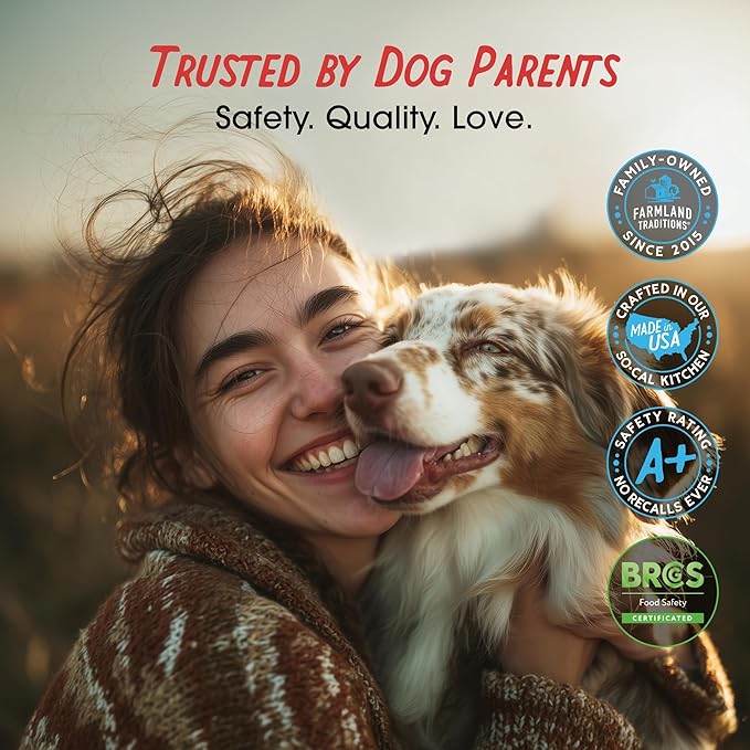 Farmland Traditions Dogs Love Chicken Jerky Dog Treats with Only 3 Ingredients and No Fillers, 1 Pound (Pack of 1)