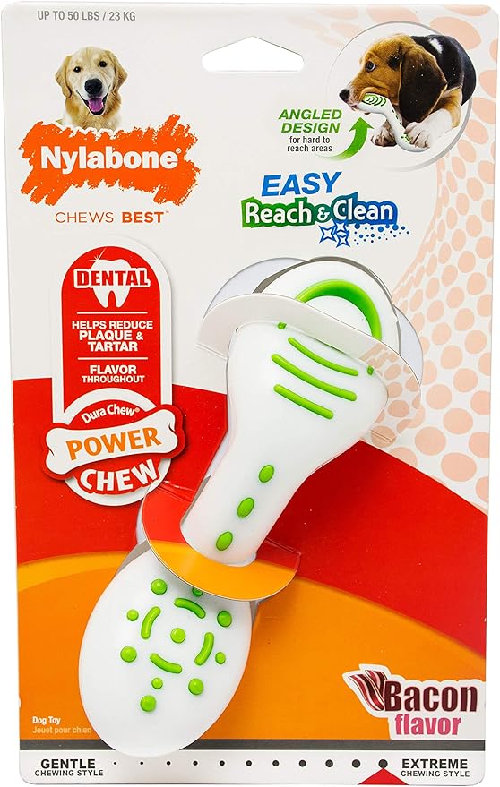Nylabone Reach and Clean Chew Toy Bacon Large/Giant (1 Count)