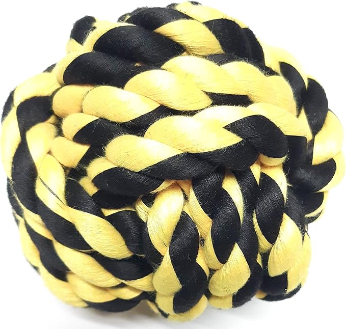 Multipet International 29002 Medium Nuts For Knots Dog Toy - Assorted Colors - Pack of 3