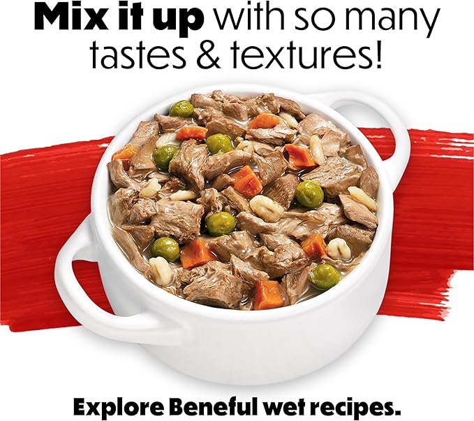 Purina Beneful Originals With Farm-Raised Beef Natural Dog Food Dry Recipe With Added Vitamins, Minerals and Nutrients - (Pack of 4) 3.5 lb. Bags