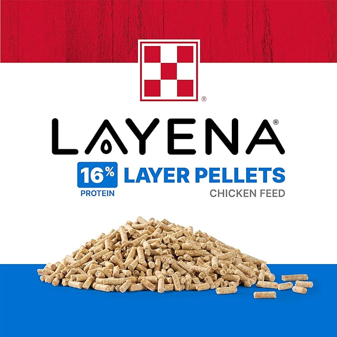 Purina Layena Pellets Chicken Feed, 25 Pound Bag