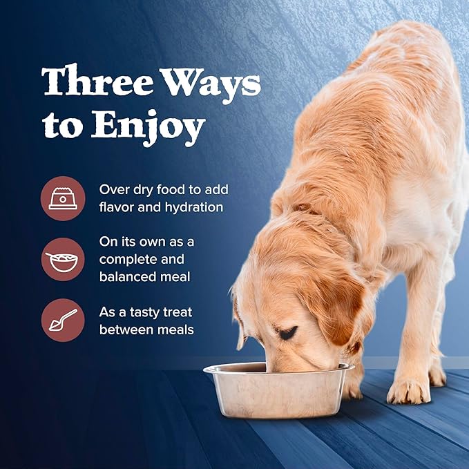 Blue Buffalo Wilderness Wolf Creek Stew High Protein, Natural Wet Food for Dogs, Hearty Salmon Stew in Gravy, 12.5-oz cans, 12 Count