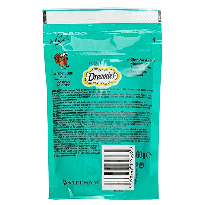 Dreamies Cat Treats with Turkey (60g)
