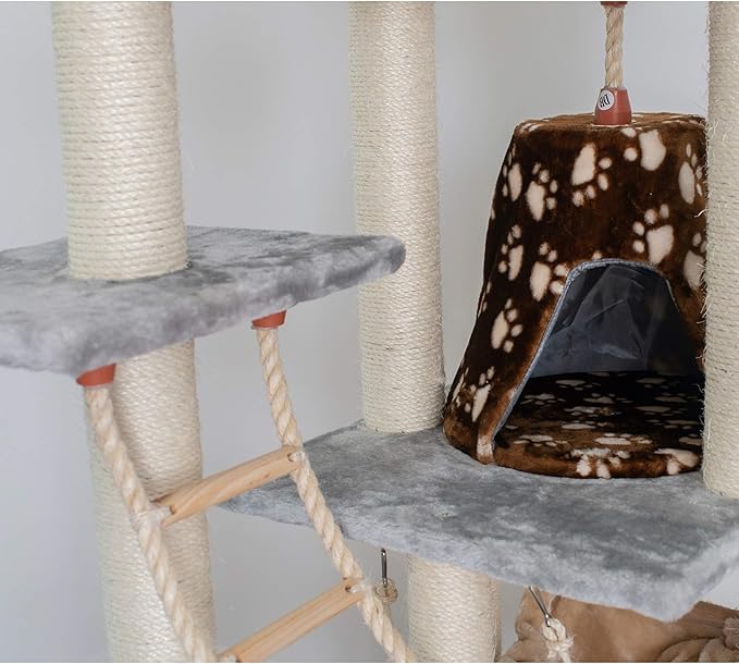 Armarkat Cat Tree Model A7802, Silver Gray