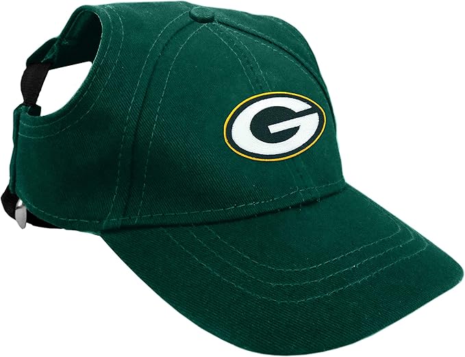 Littlearth NFL Green Bay Packers Pet Baseball Hat, Size - X-Large