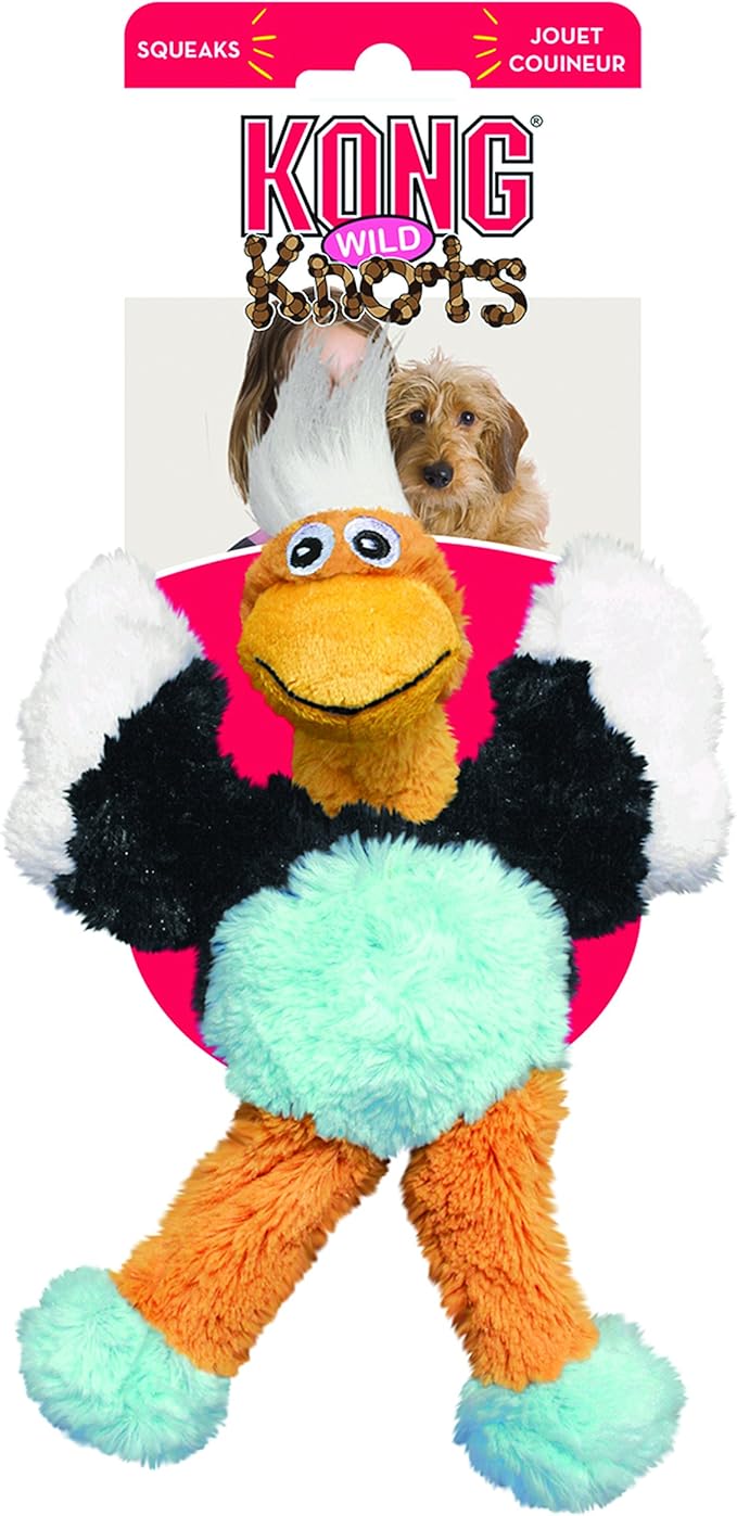KONG Wild Knots Eagle Dog Toy, Medium/Large