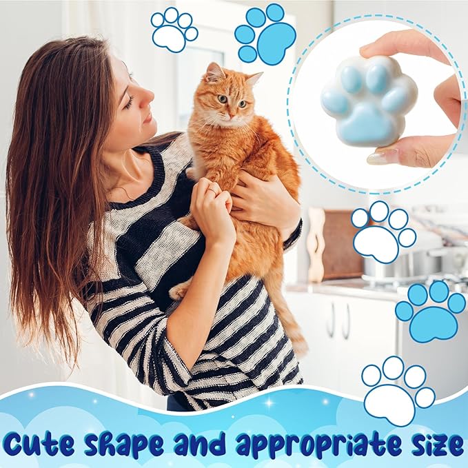 6 Pack Cat Litter Deodorizer Gel, Powerful Odor Eliminator for Litter Box, Remove Strong Odor, for Safe Freshener, Long-Lasting Fresh