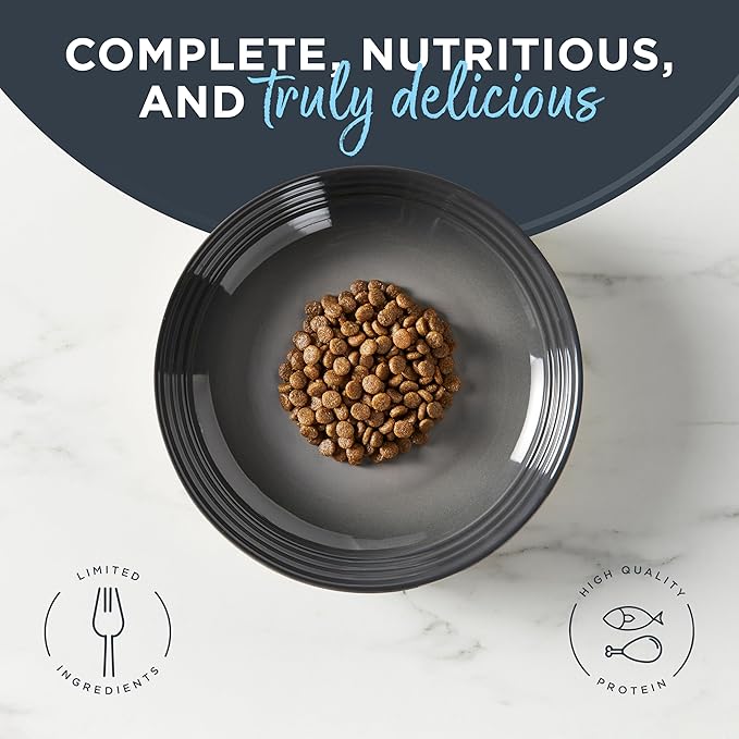 Reveal Natural Adult Dry Cat Food, High Protein, Grain Free with Added Vitamins & Minerals, Complete & Balanced Nutrition for Cats, Whitefish Recipe (3 Pound Bag)