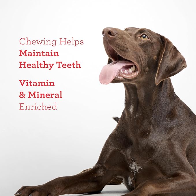 DreamBone Triple Flavor Twisties Chews for Dogs, Treat Your Dog to Rawhide-Free Chews Made with Real Chicken, Beef and Peanut Butter, 25 Count