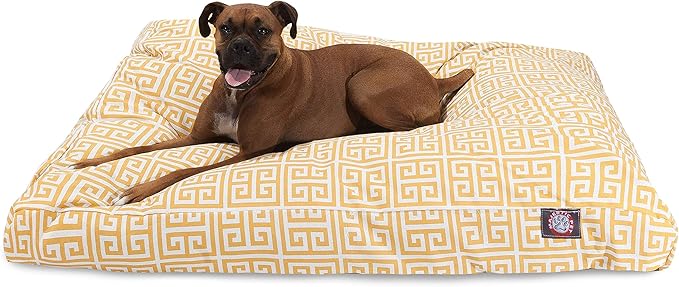 Pacific Towers Small Rectangle Indoor Outdoor Pet Dog Bed With Removable Washable Cover By Majestic Pet Products