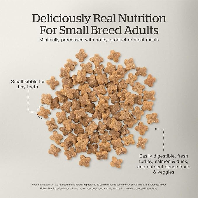 Now Fresh Small Breed Adult Dry Dog Food, Turkey, Salmon & Duck Recipe, Grain-Free, Chicken-Free, 6 lbs